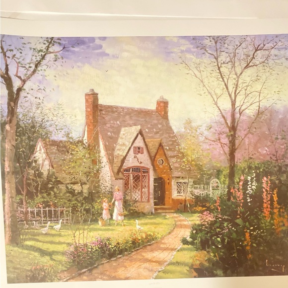 Thomas kinkade numbered and signed lithograph - Picture 1 of 7